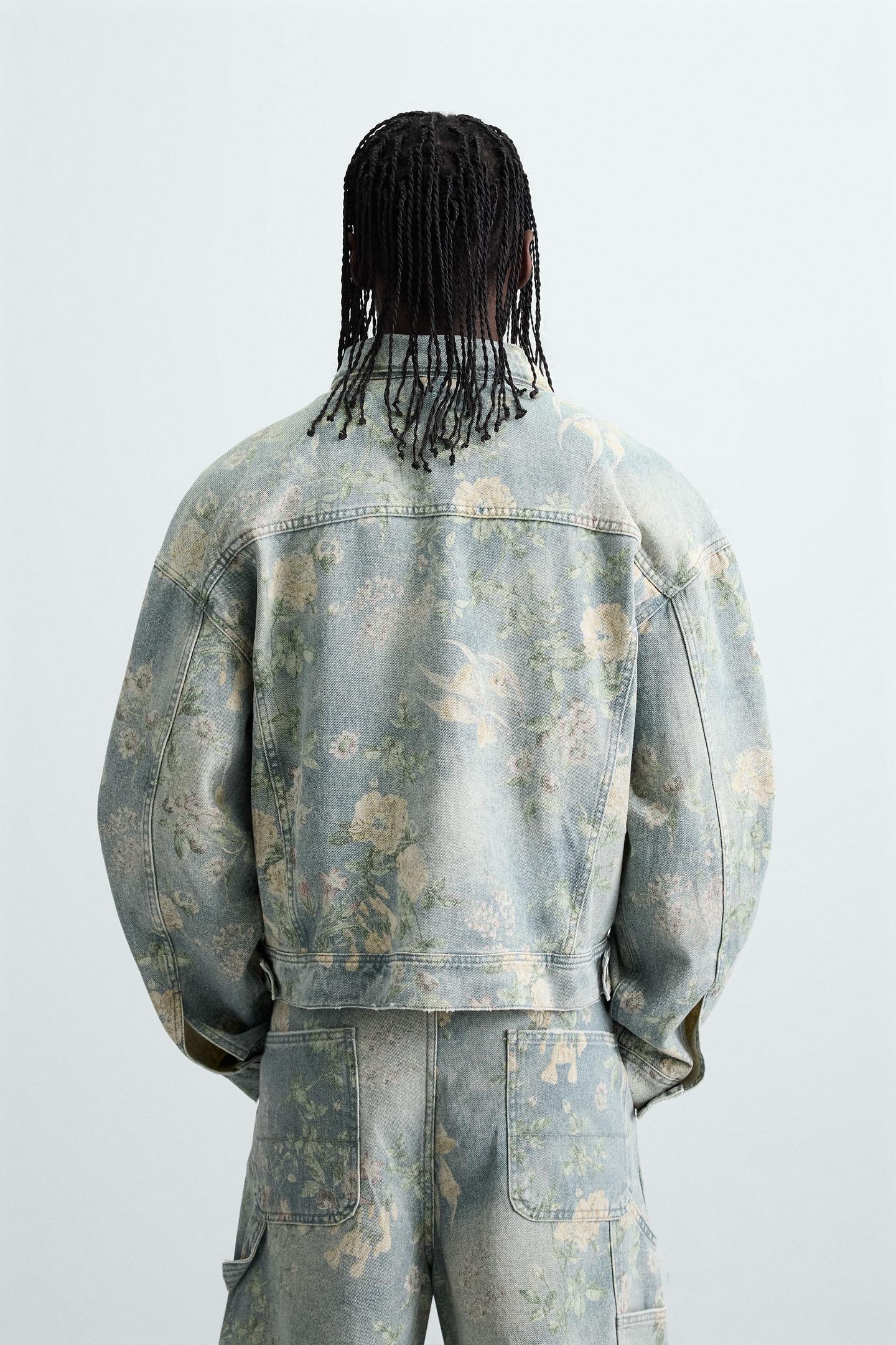 Floral Denim Jacket