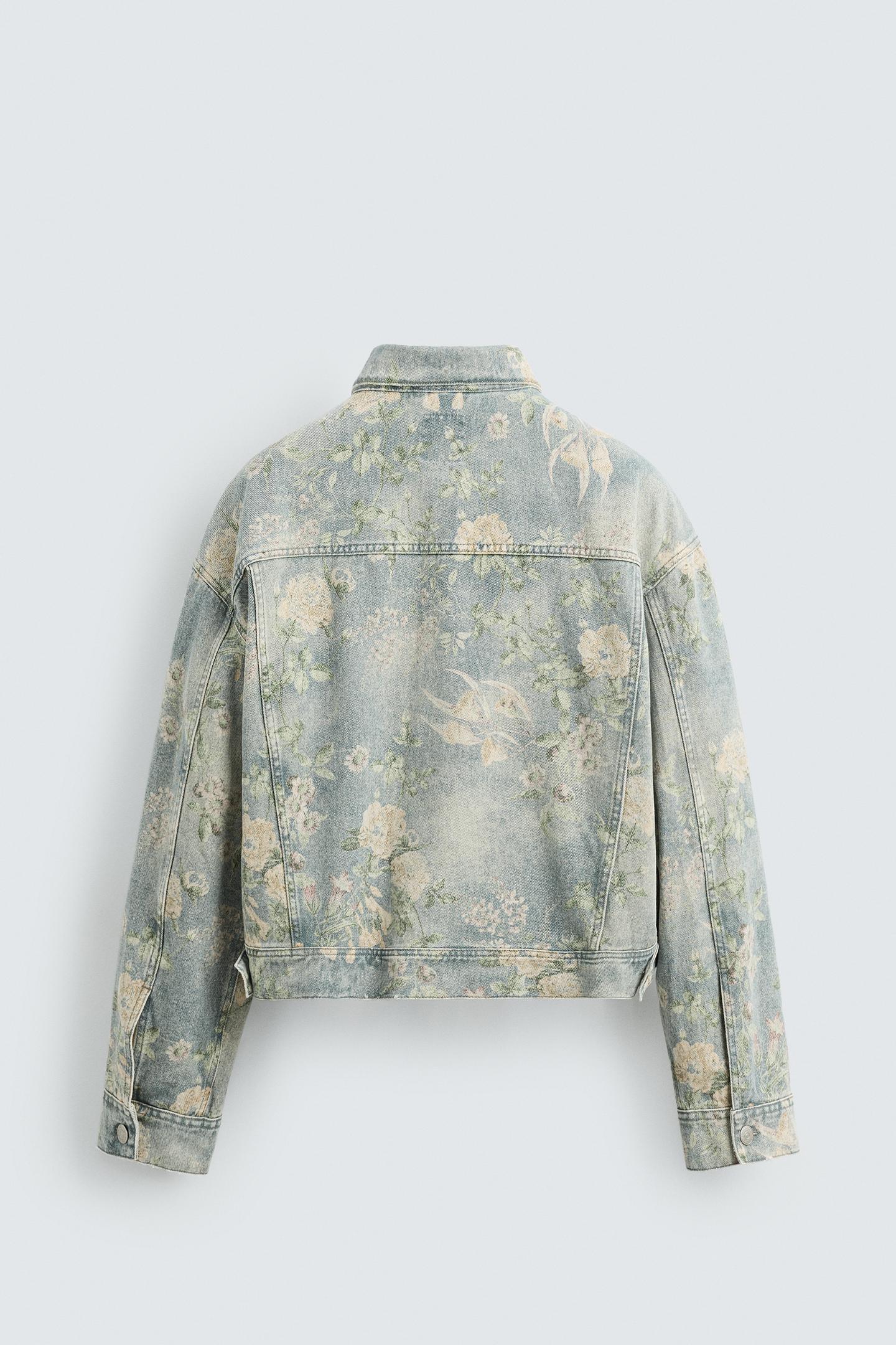 Floral Denim Jacket
