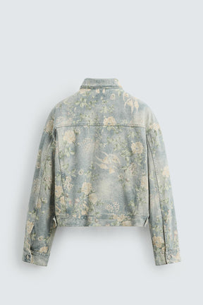 Floral Denim Jacket