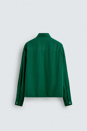 CONTRAST EMBROIDERY SHIRT - Image 7