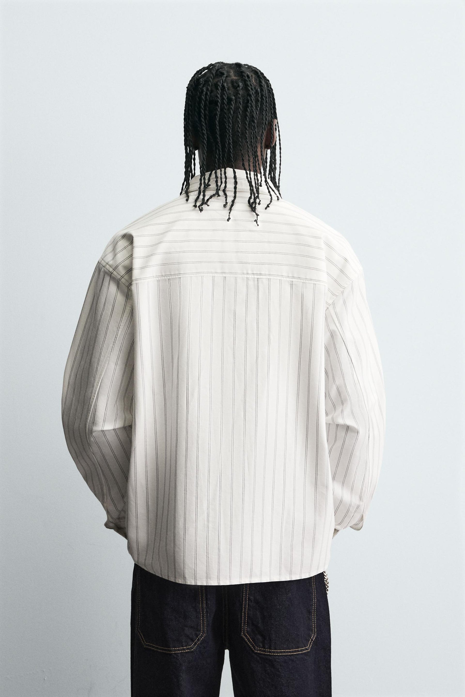STRIPED SHIRT WITH POCKET - Image 3
