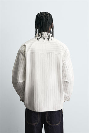 STRIPED SHIRT WITH POCKET - Image 3