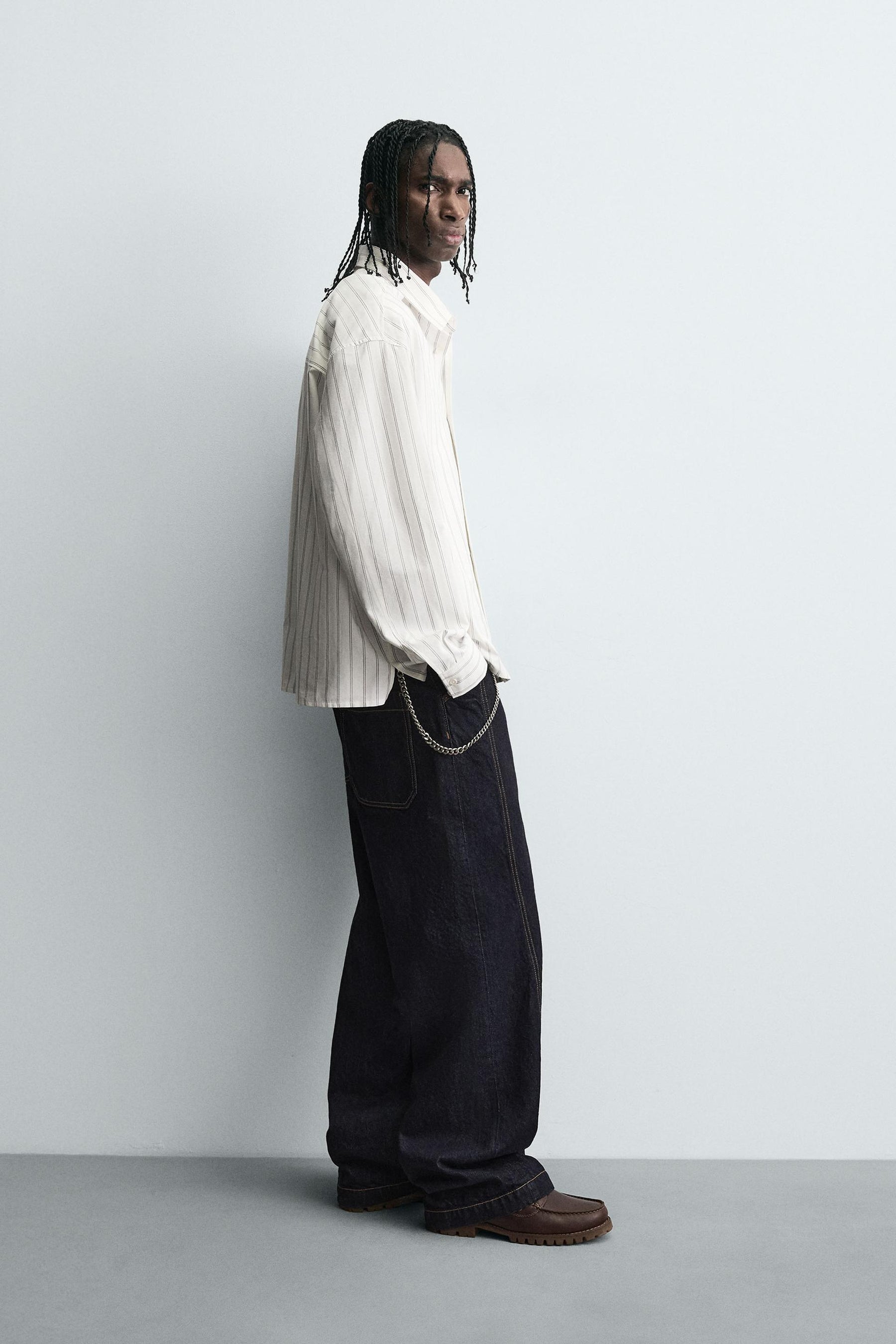 STRIPED SHIRT WITH POCKET - Image 4