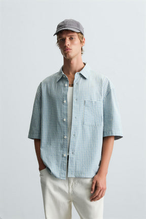 RELAXED FIT CHECK SHIRT - Image 2