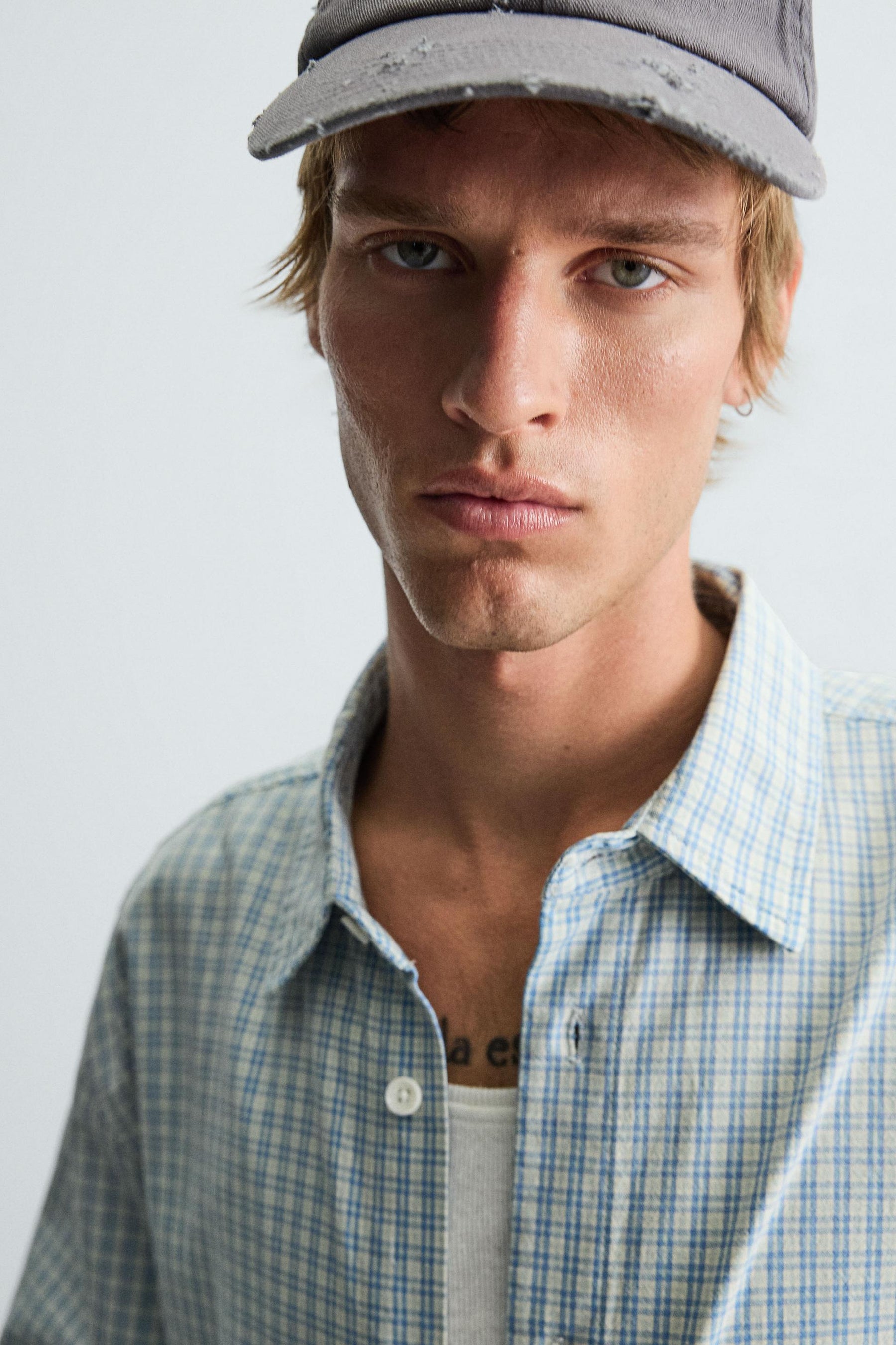 RELAXED FIT CHECK SHIRT - Image 5