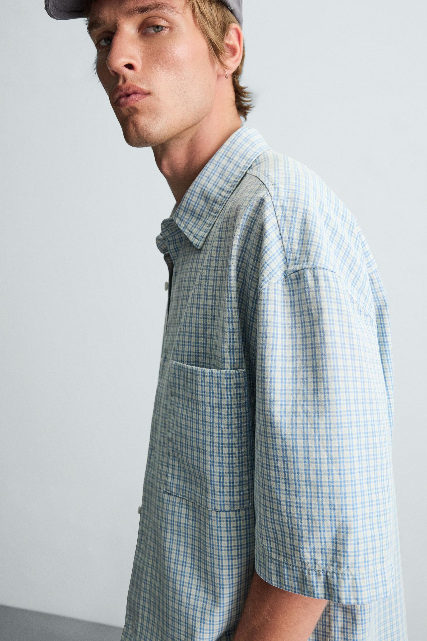 RELAXED FIT CHECK SHIRT - Image 6