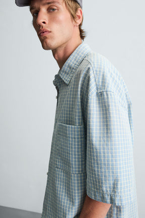 RELAXED FIT CHECK SHIRT - Image 6