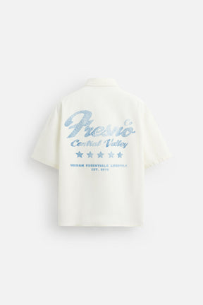 CONTRAST EMBROIDERY SHIRT - Image 8