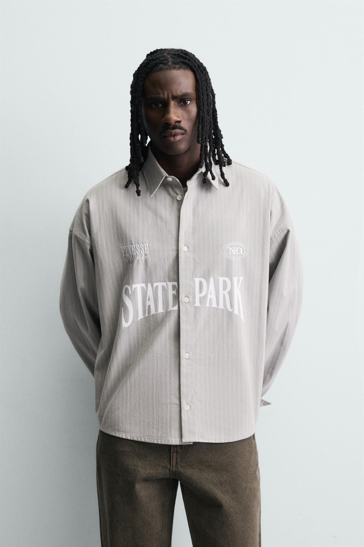 Striped Shirt Embroidery