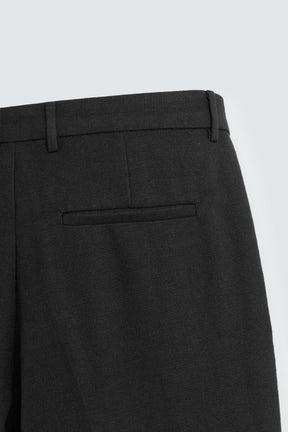 RELAXED FIT PLEATED TROUSERS - Image 8