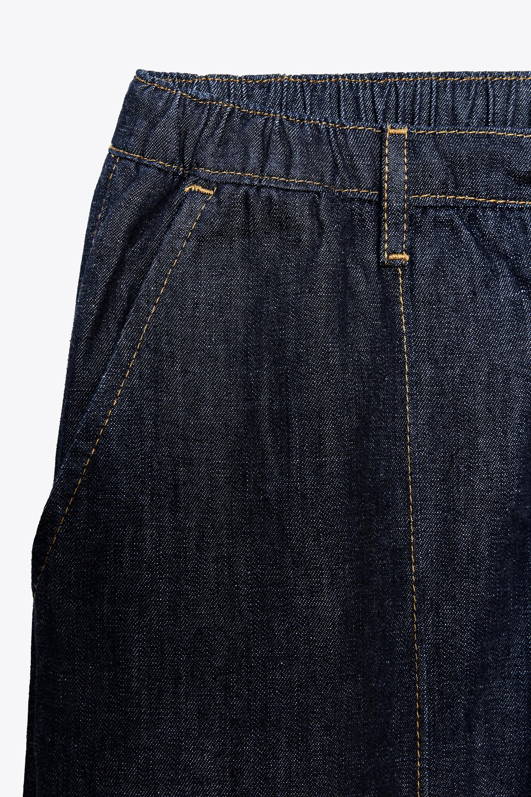 Jogging-Jeans mit weitem Bein
