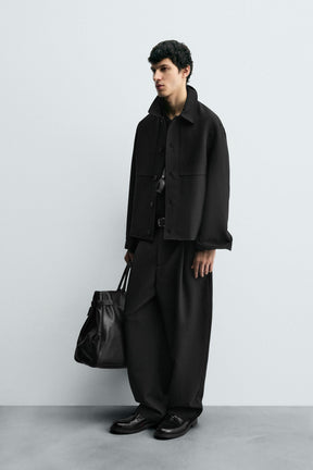 Pleated Relaxed-Fit Trousers
