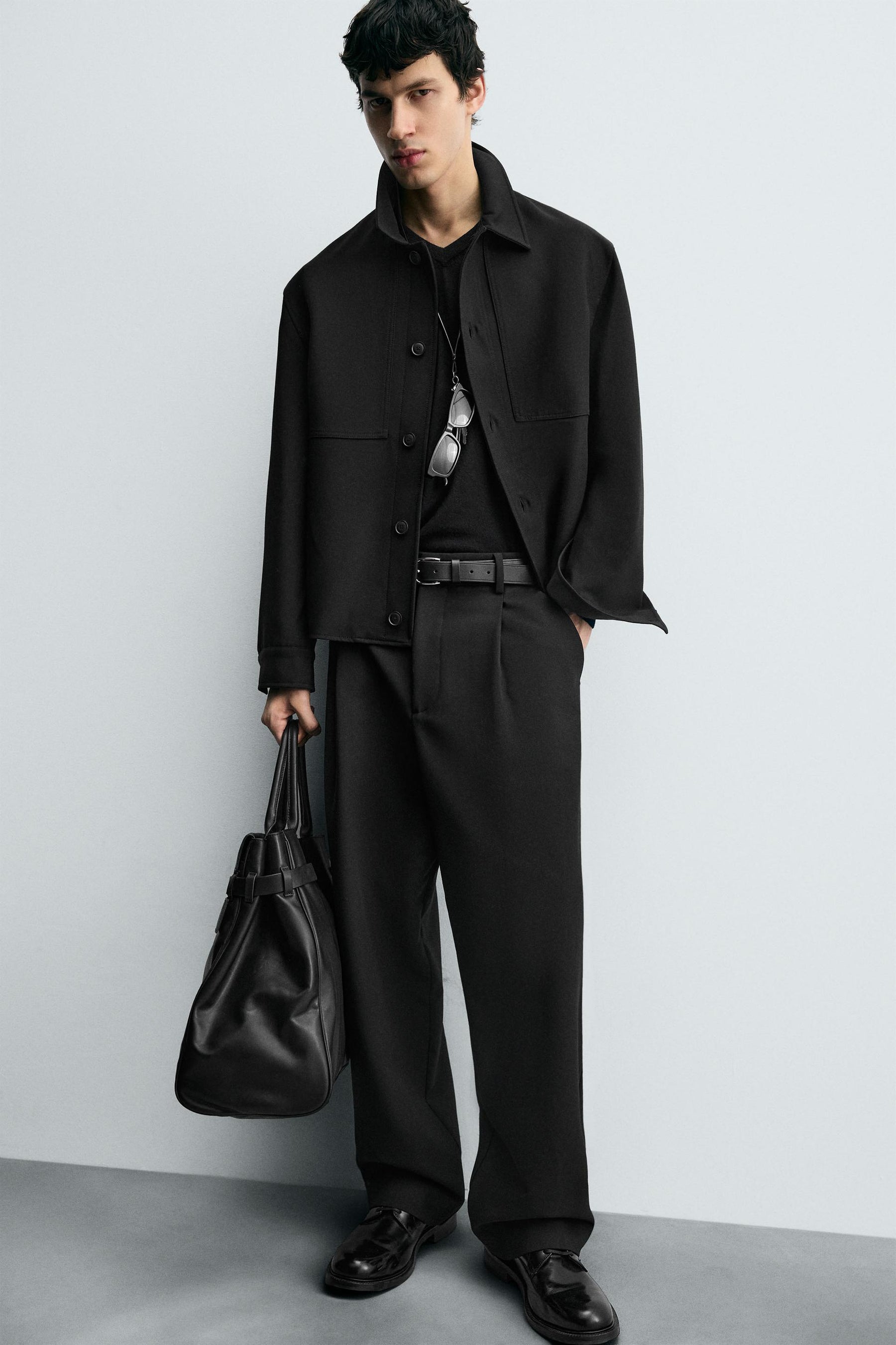 Pleated Relaxed-Fit Trousers
