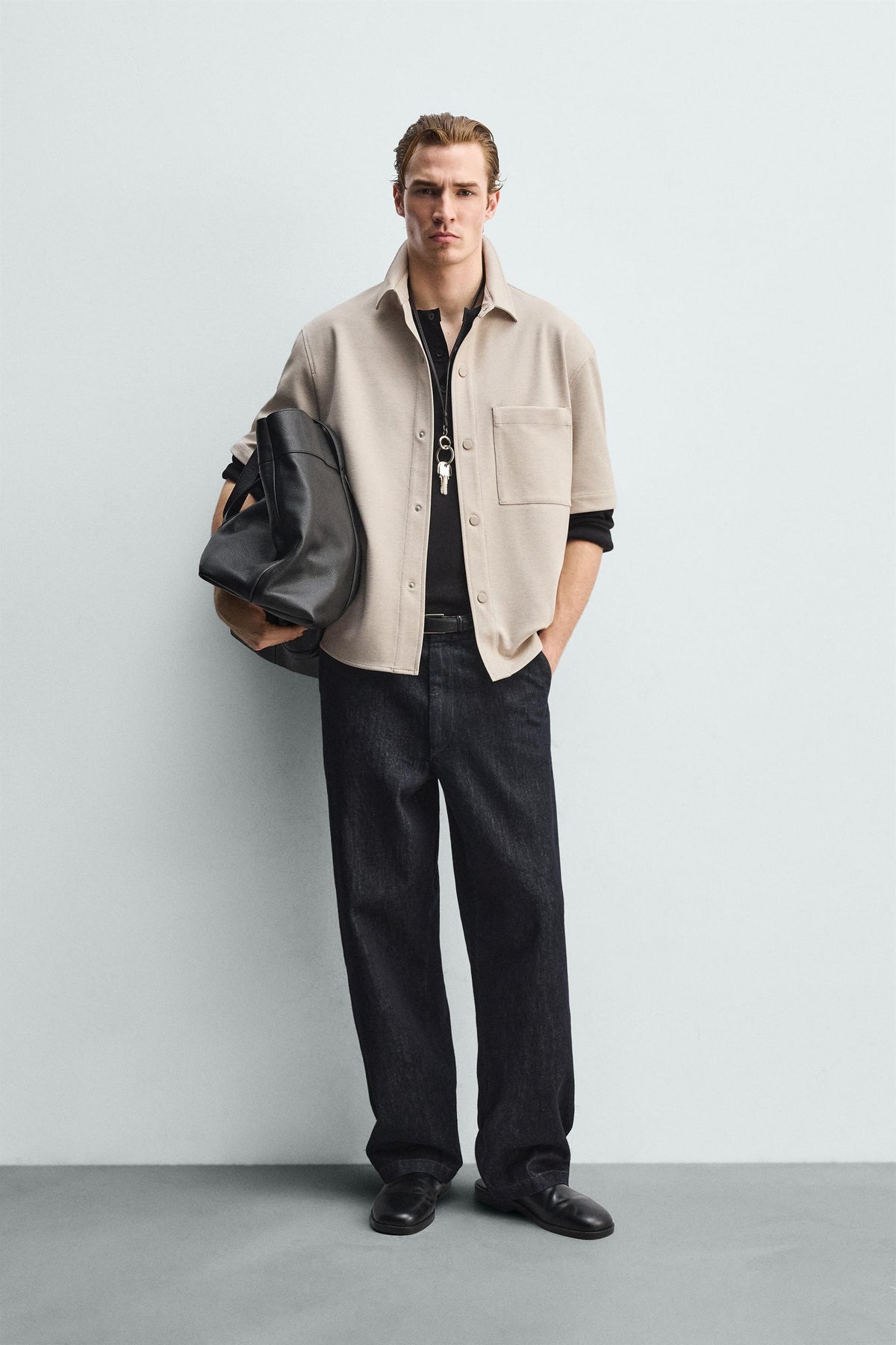 Knitterfreies Komfort-Overshirt