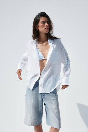 Oversized Gauze Shirt