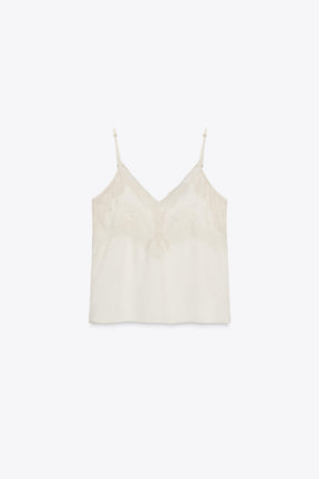 Spitzen-Camisole-Top