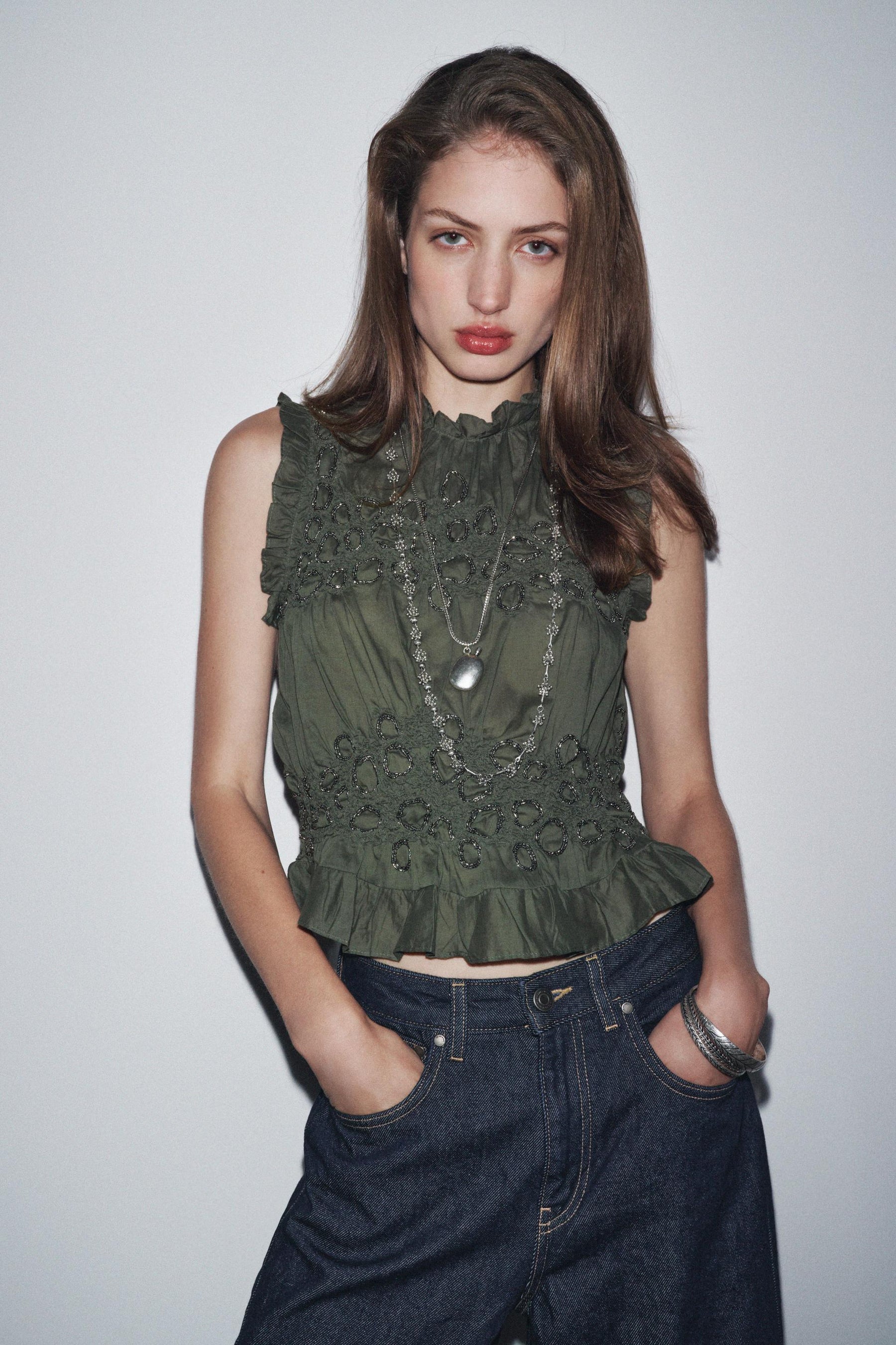 Beaded Fashion Top