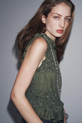 Beaded Fashion Top