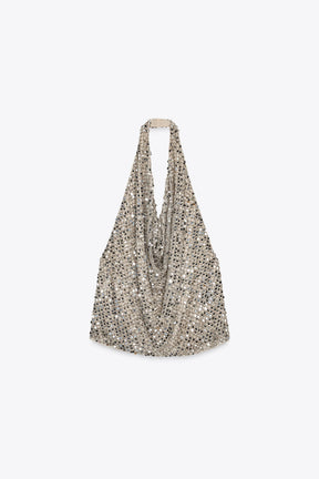 Sequin Halter Top