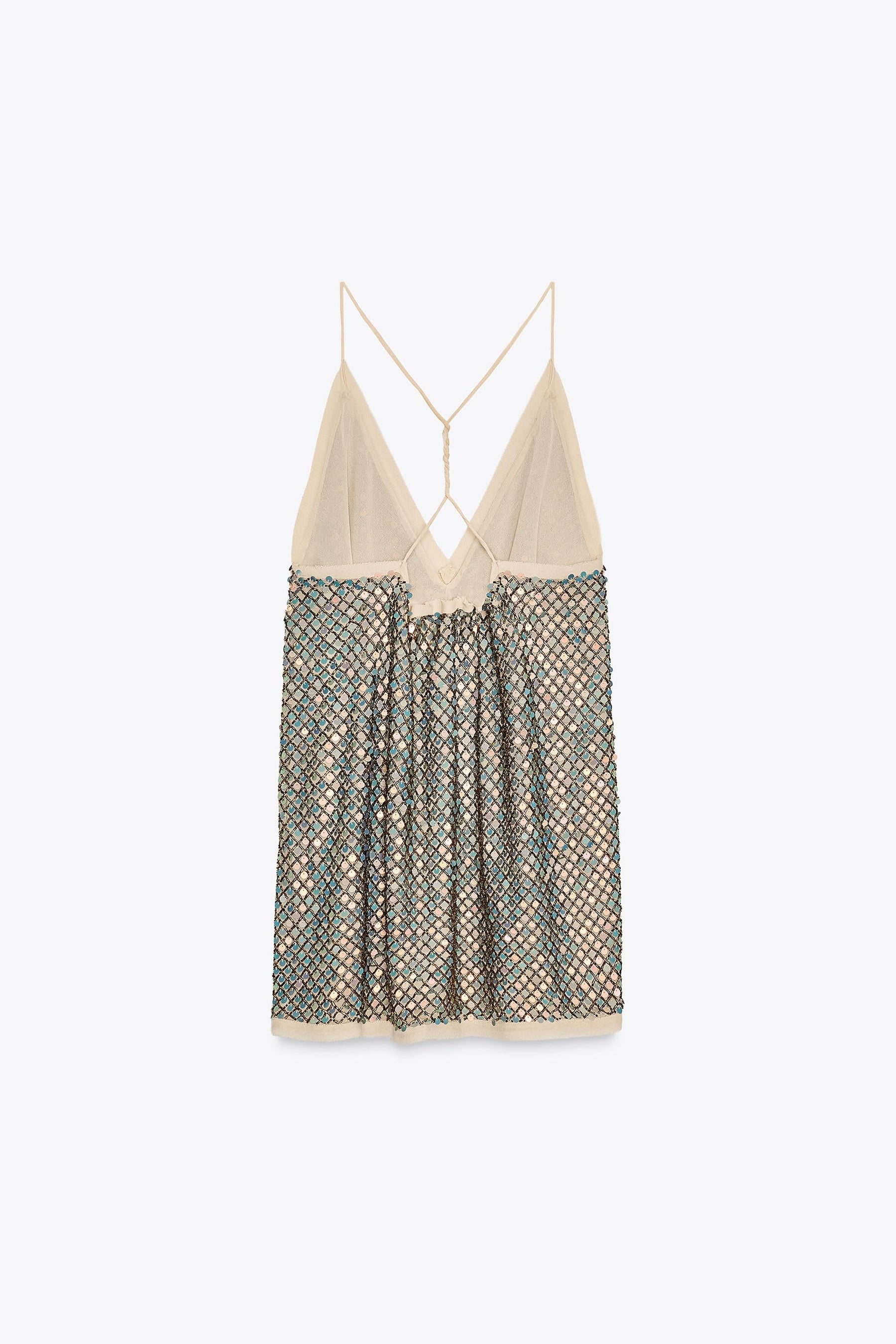Sequin Strappy Fashion Top