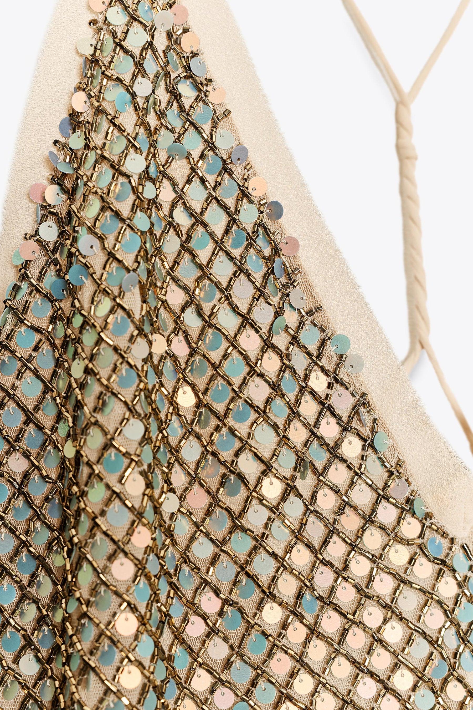 Sequin Strappy Fashion Top