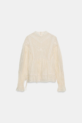 Embroidered Romantic Blouse