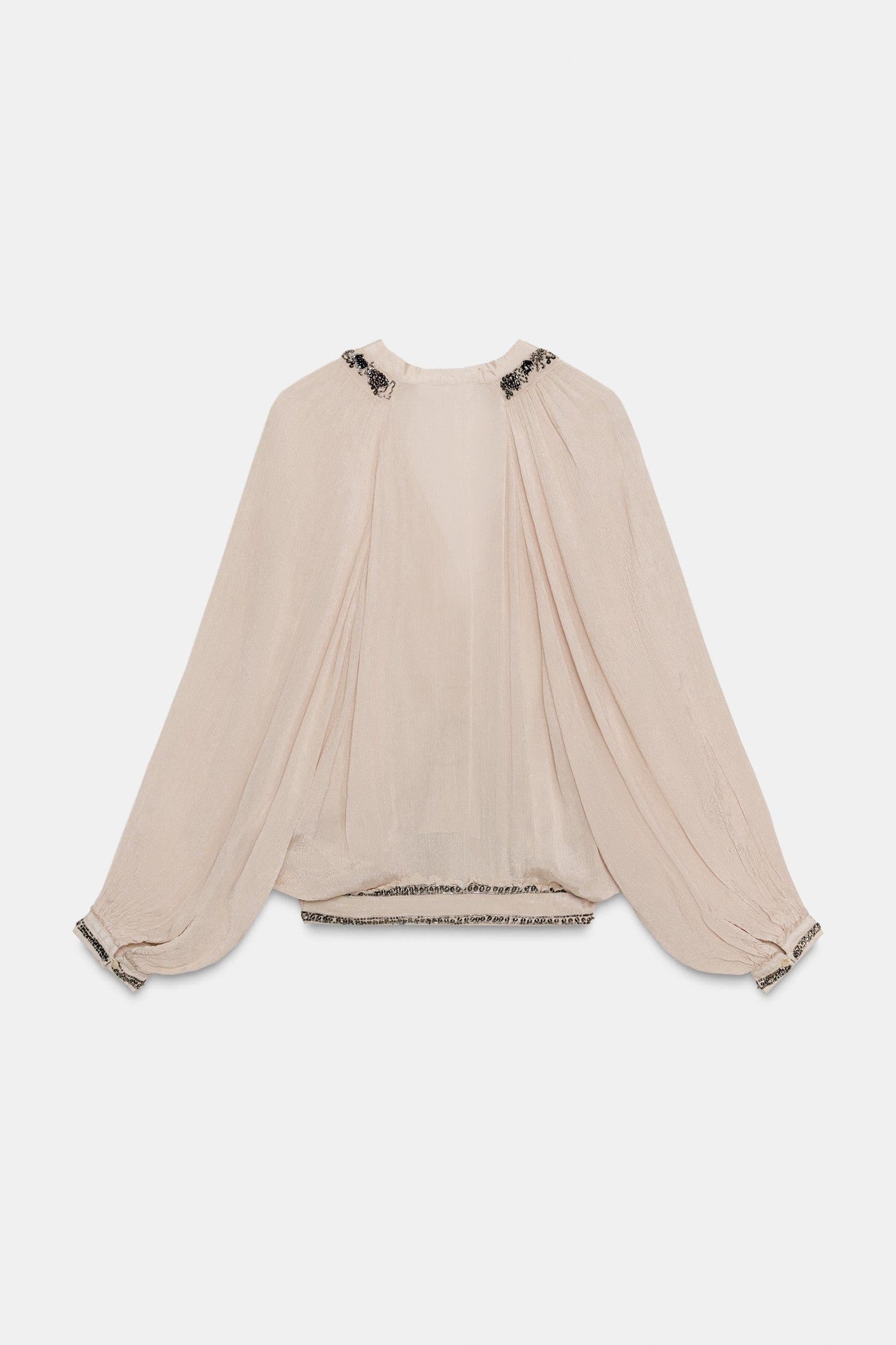 Beaded Sash Blouse