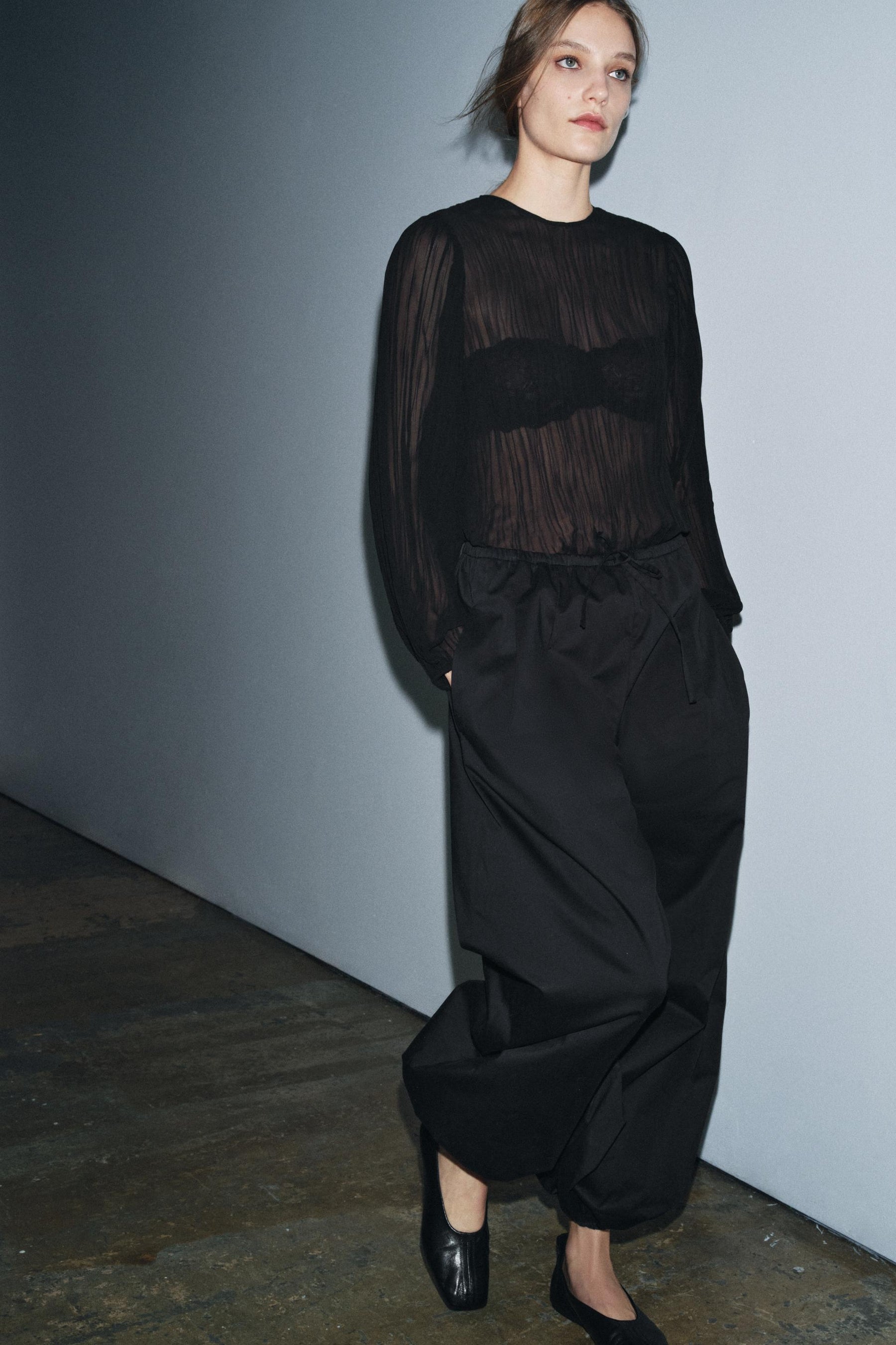 Pleated Blouse