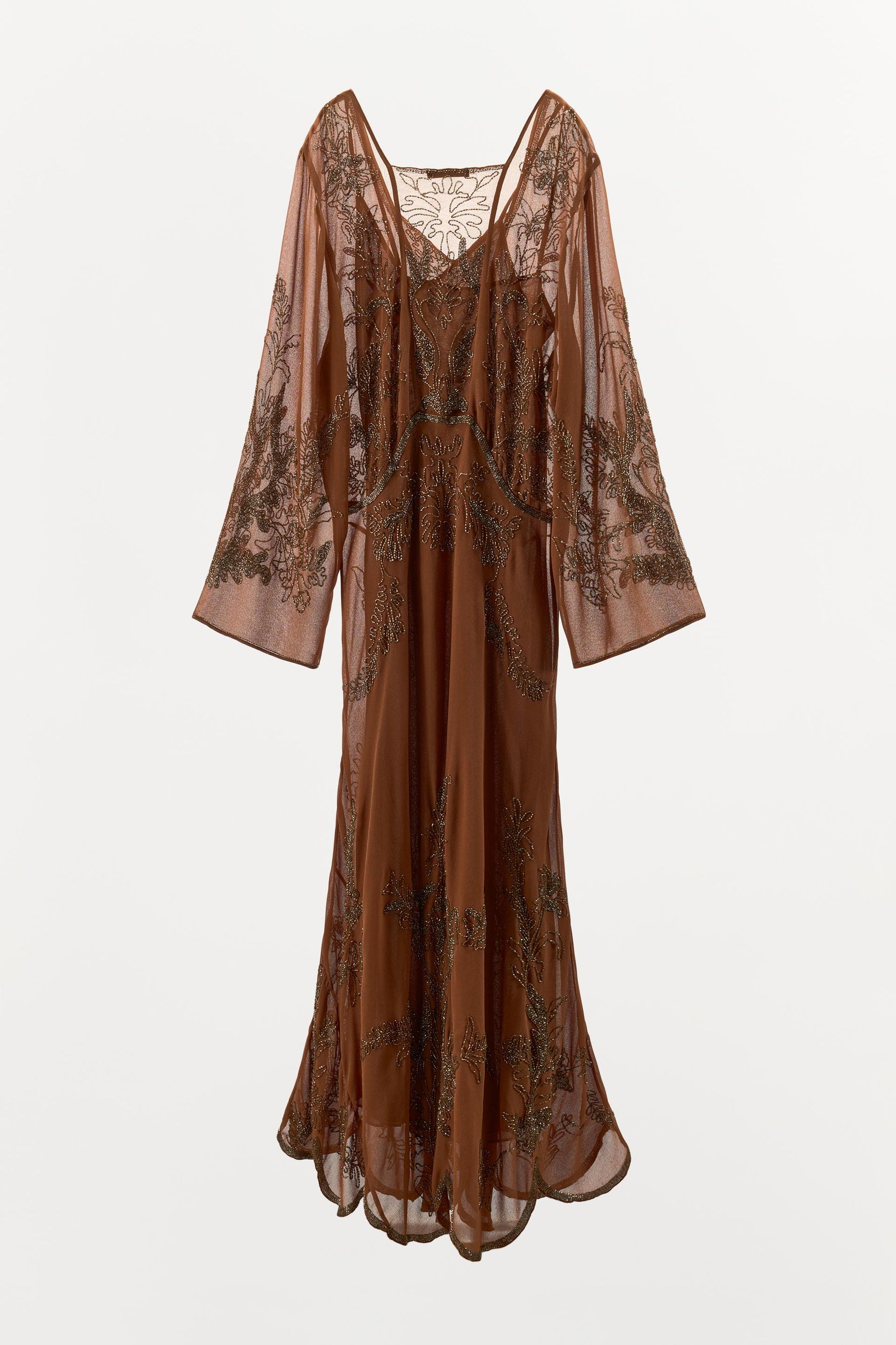 Beaded Georgette Dress