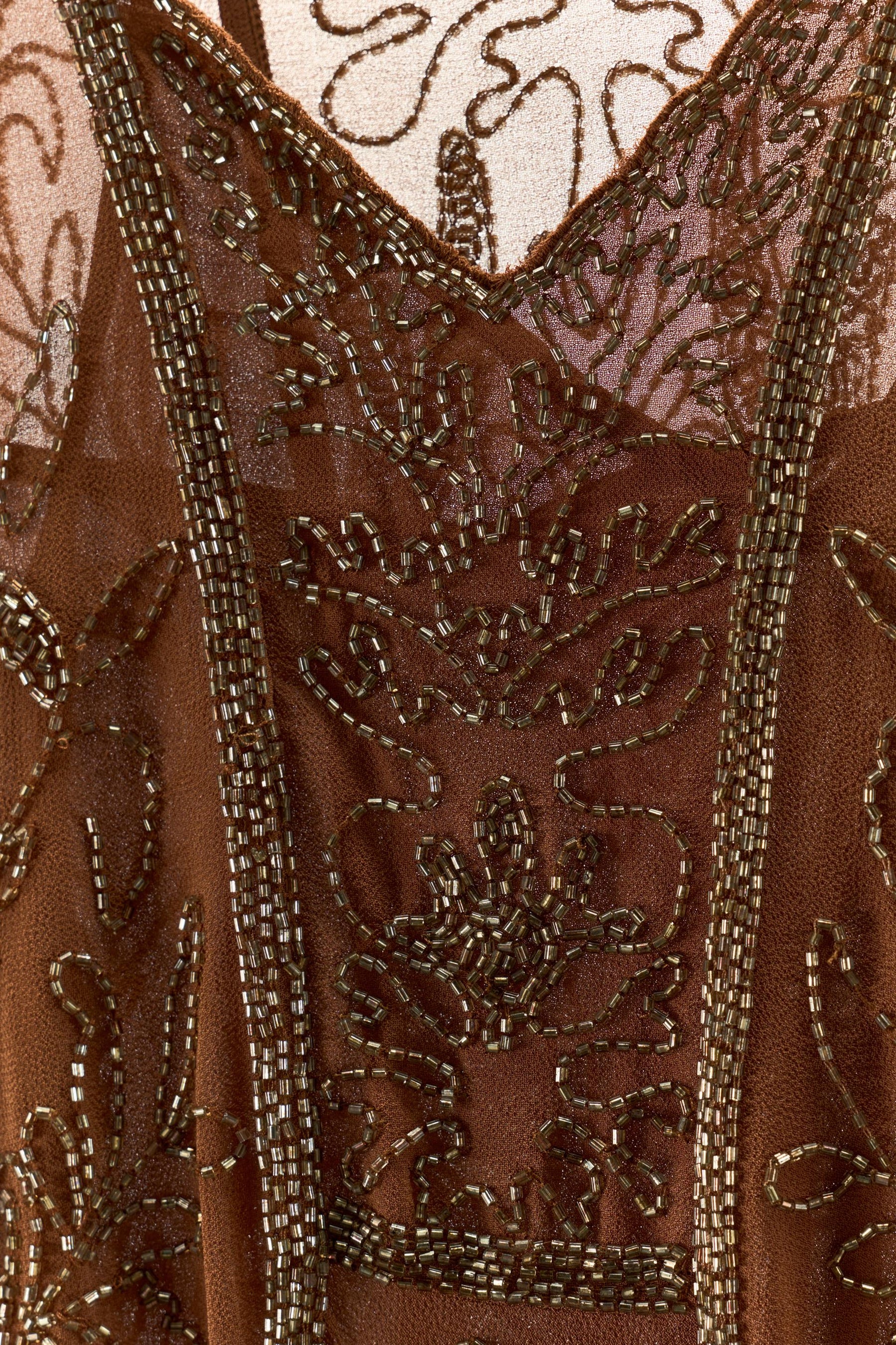 Beaded Georgette Dress