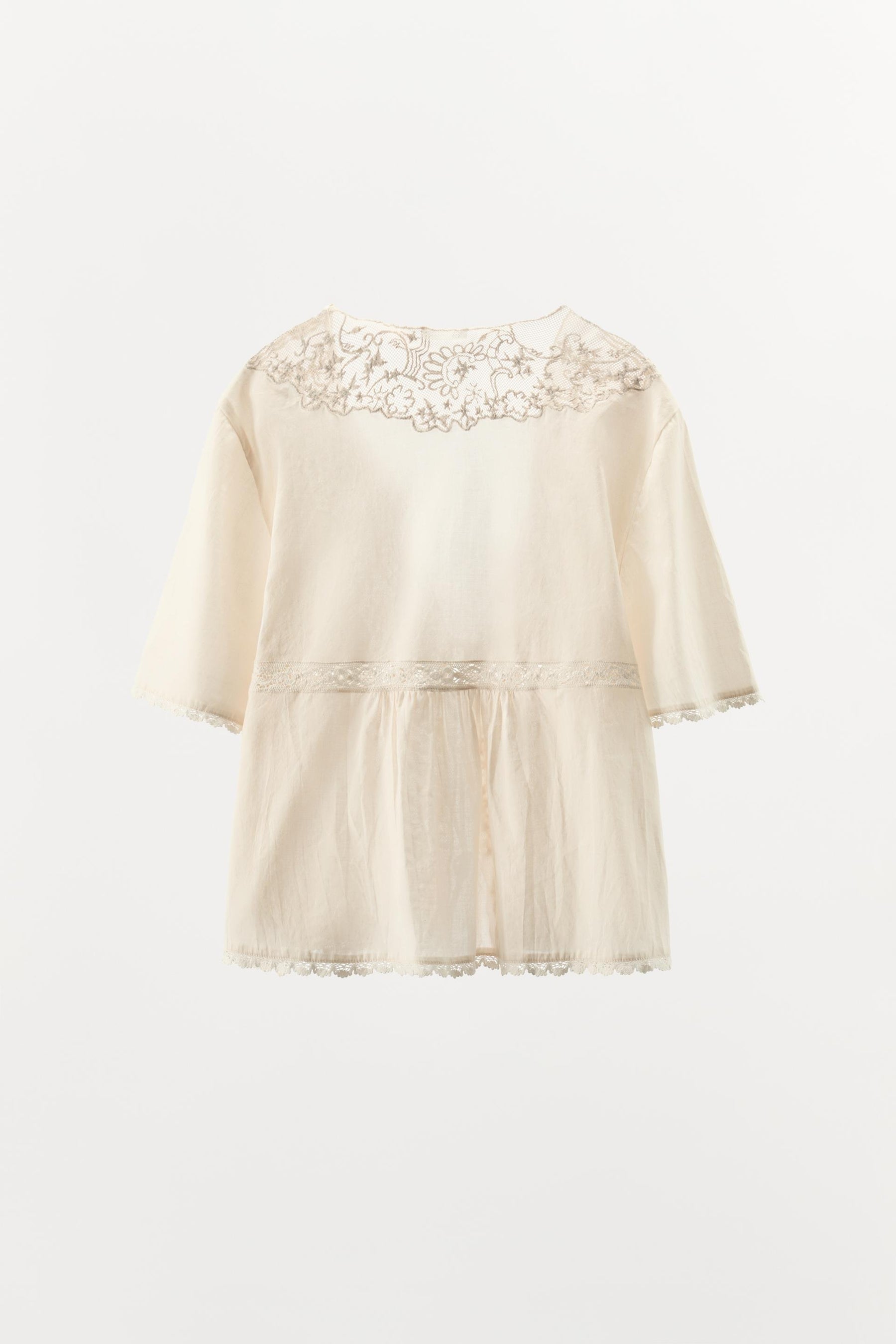 EMBROIDERED BEADED TOP