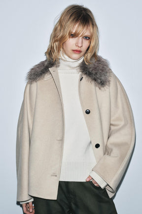 Wool Blend Jacket with