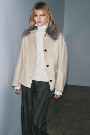 Wool Blend Jacket with