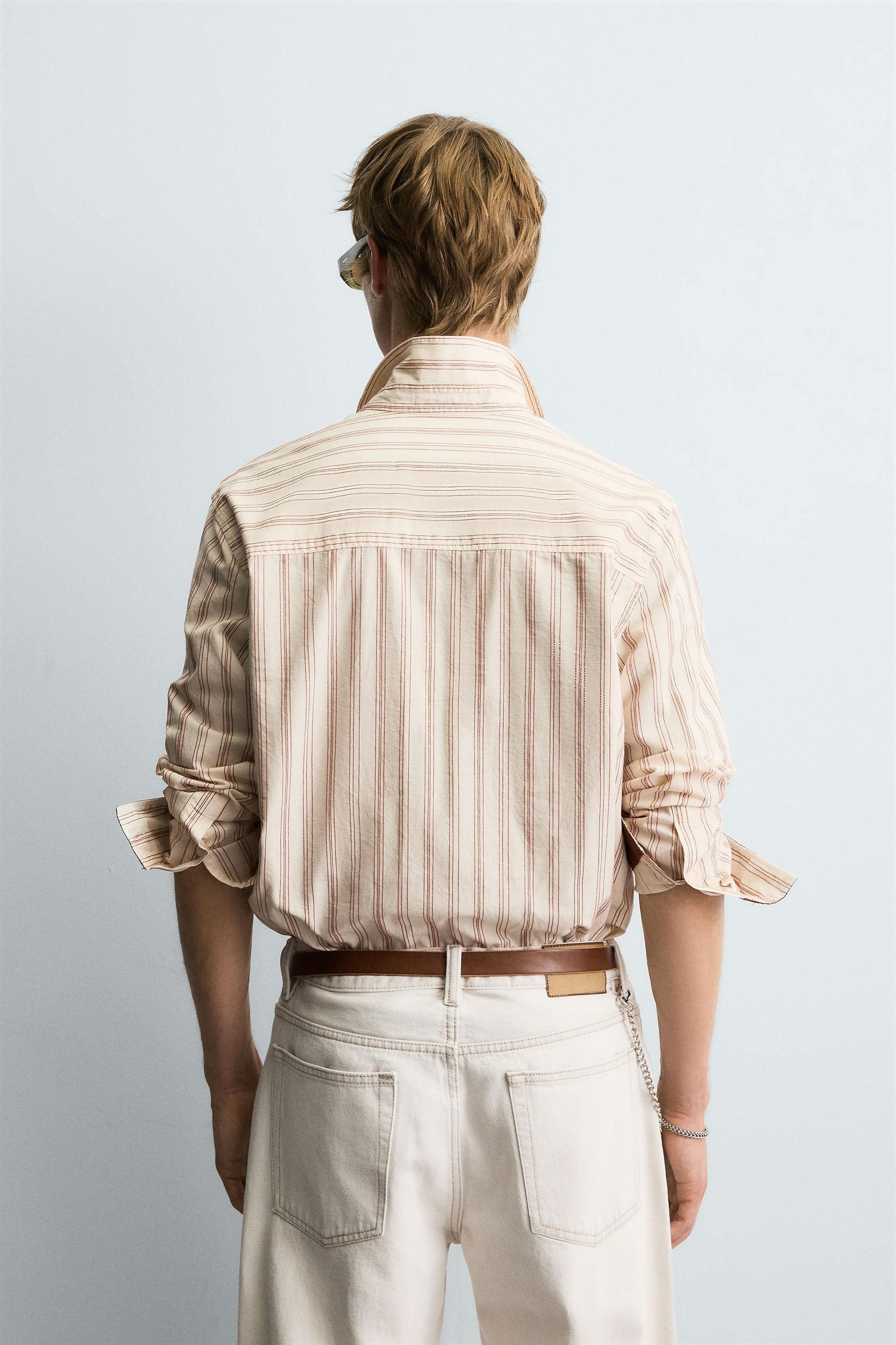 STRIPED TEXTURED SHIRT - Image 3