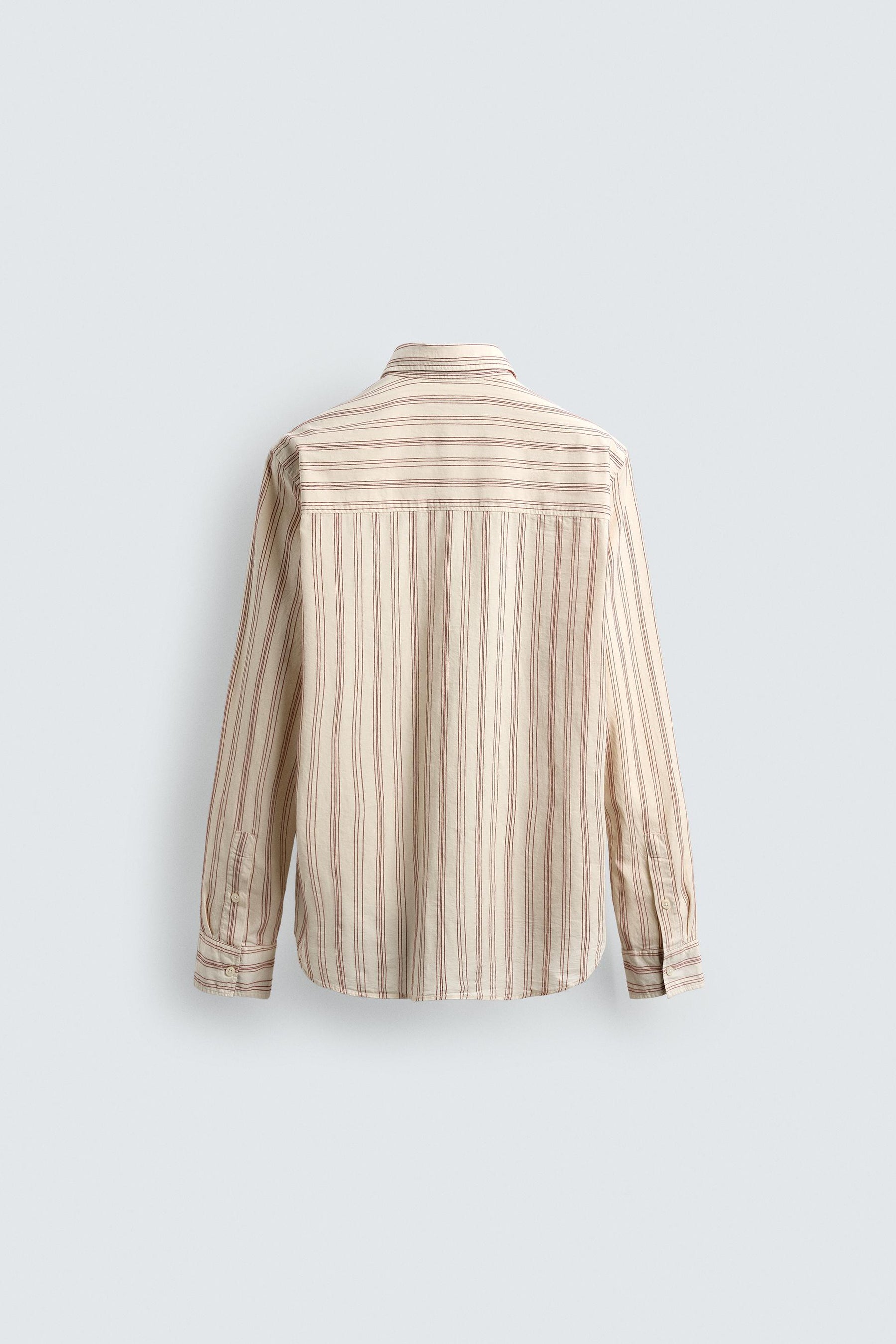 STRIPED TEXTURED SHIRT - Image 7