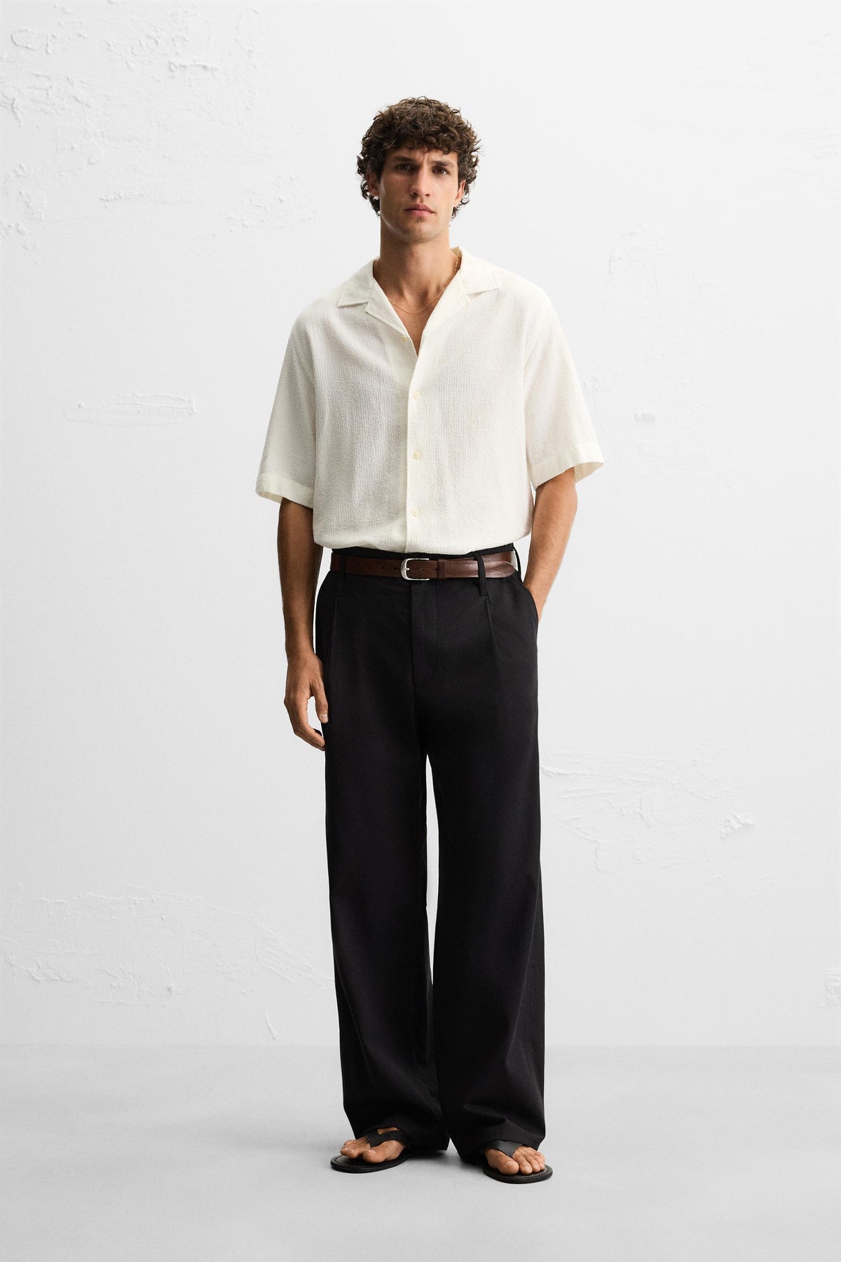 TEXTURED JACQUARD SHIRT - Image 1