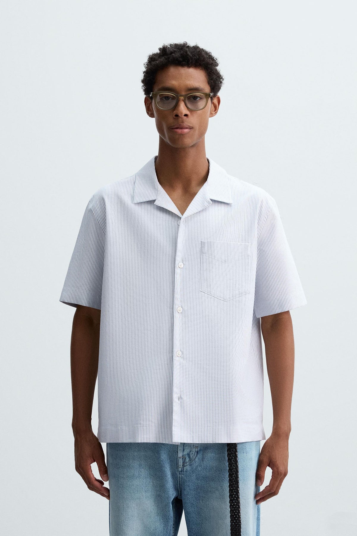 STRIPED OXFORD SHIRT - Image 2