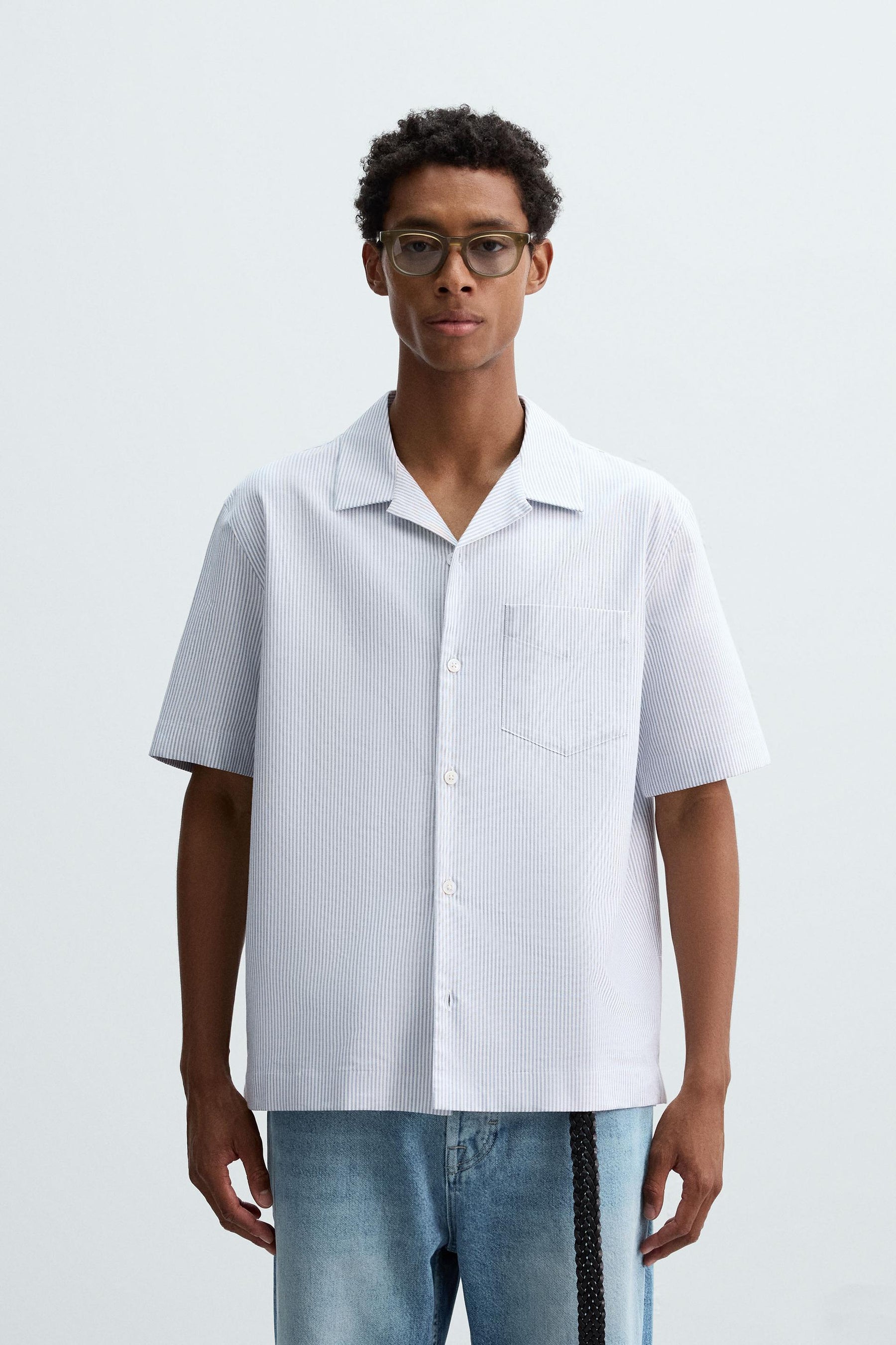 STRIPED OXFORD SHIRT - Image 2