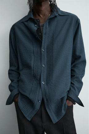 FLOWING SHIRT WITH PINTUCKS - Image 5