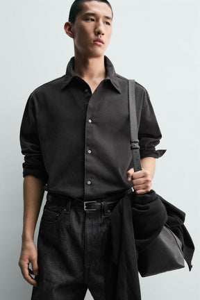 COLOURED DENIM SHIRT - Image 5