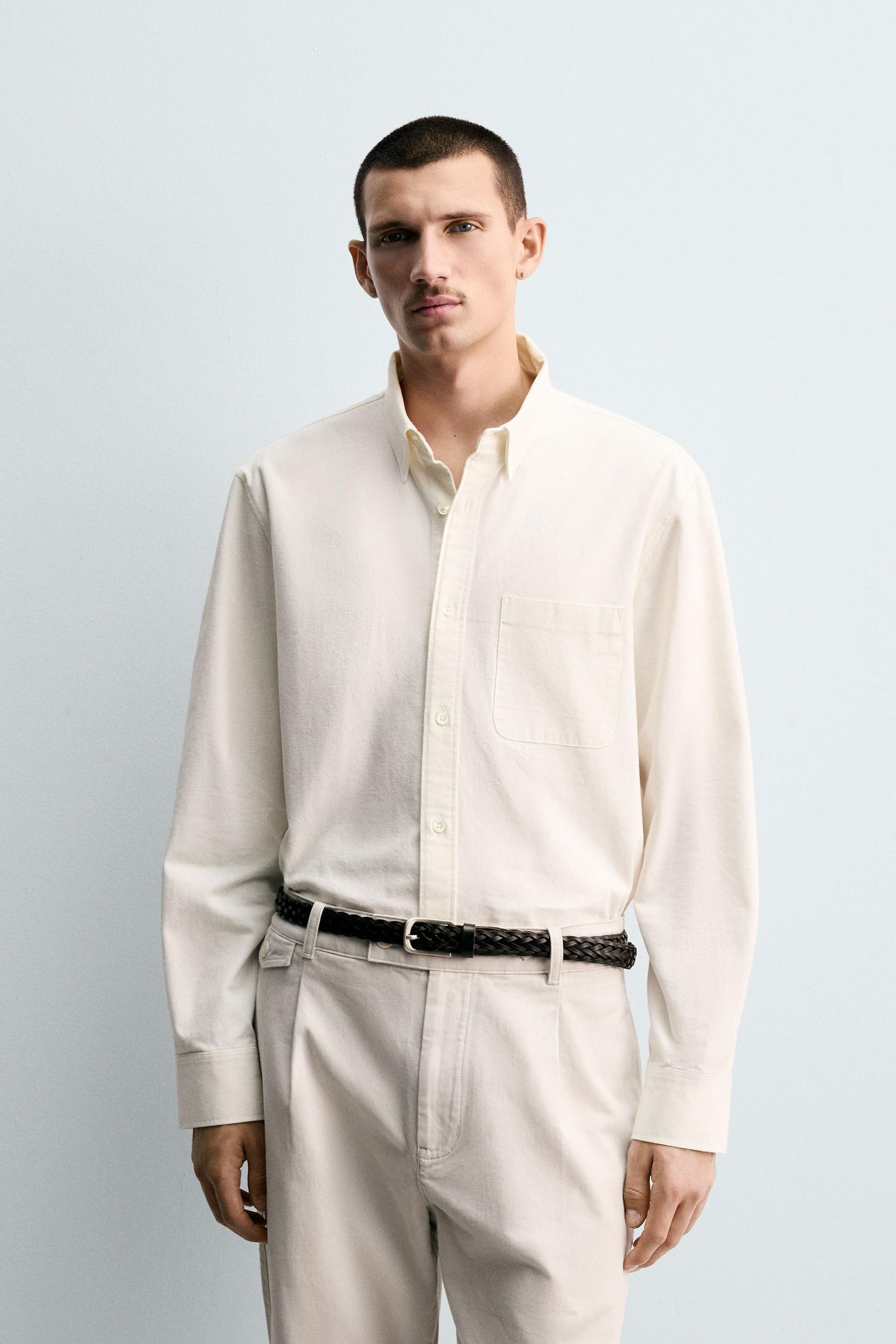 RELAXED FIT DENIM SHIRT - Image 2