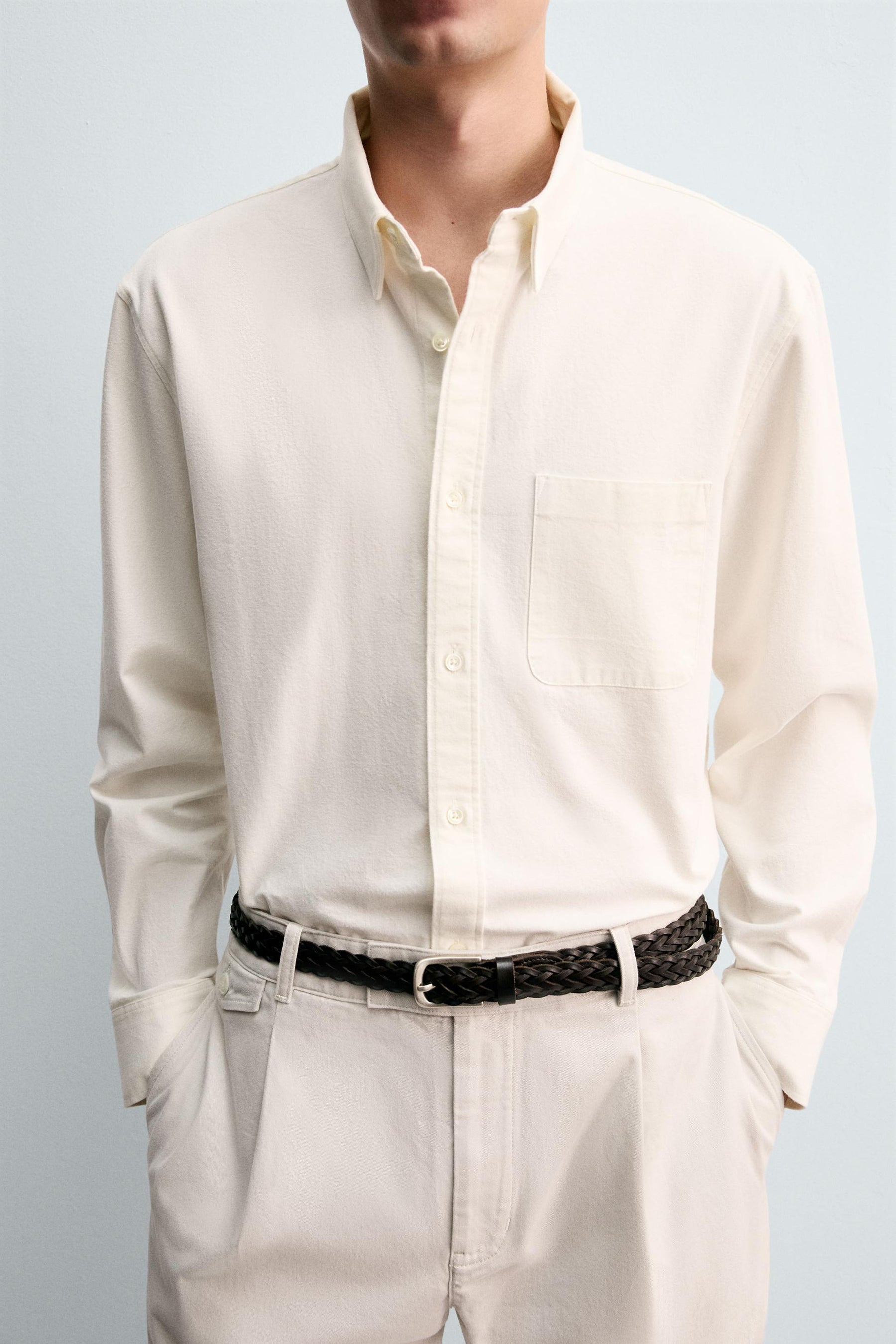 RELAXED FIT DENIM SHIRT - Image 6