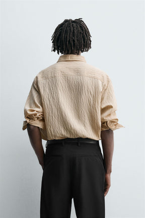 STRIPED FLOWING SHIRT - Image 3