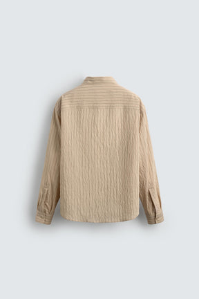 STRIPED FLOWING SHIRT - Image 6