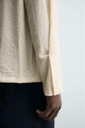 CREASED-EFFECT FLOWING SHIRT - Image 6