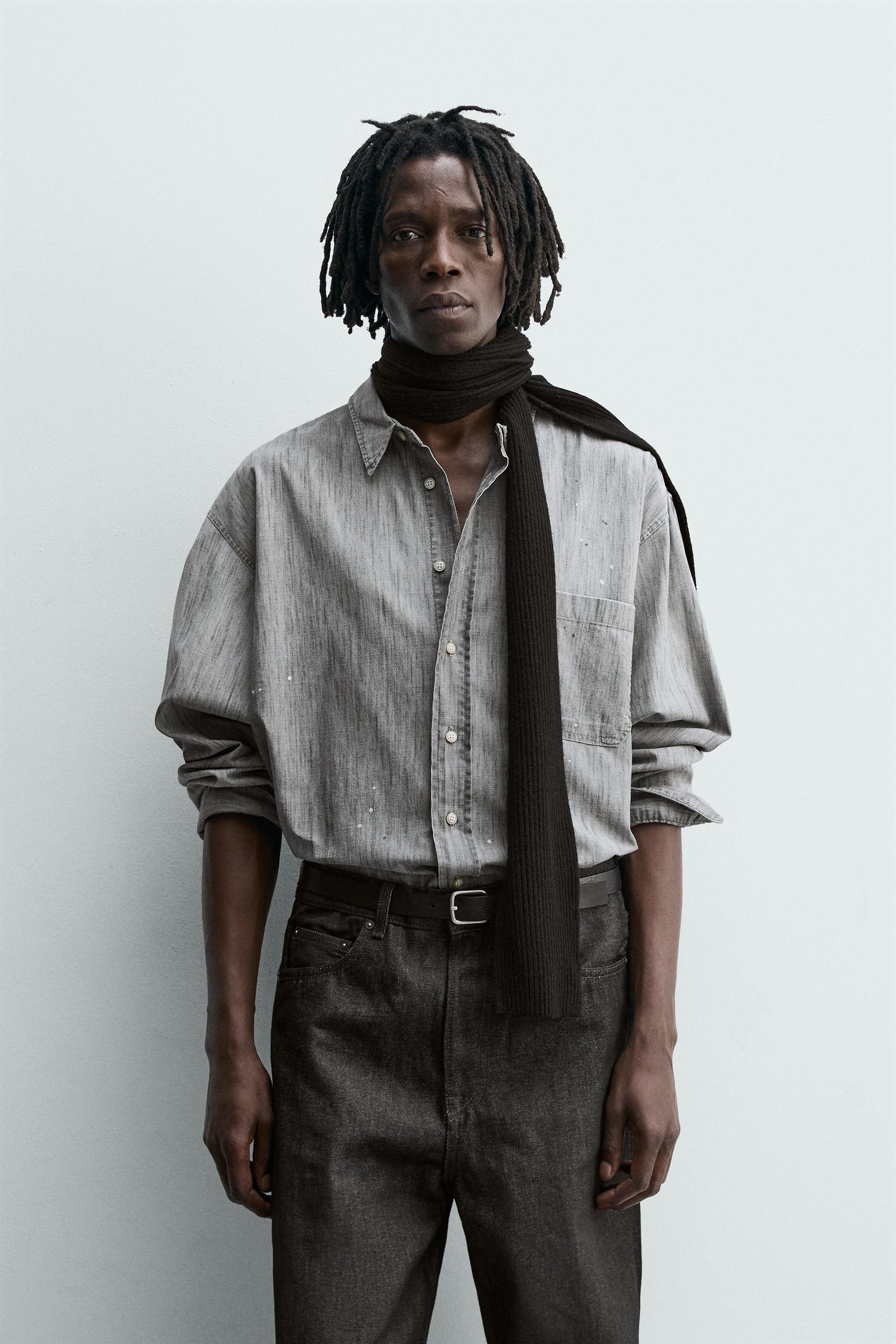 SPLASH-WASH DENIM SHIRT - Image 2