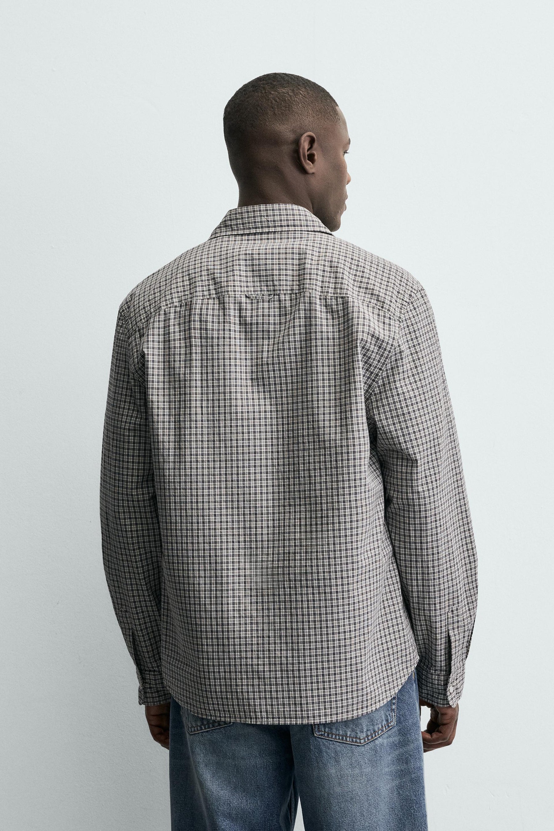 CHECK SHIRT WITH POCKETS - Image 3