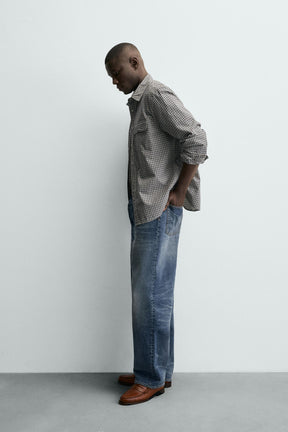 CHECK SHIRT WITH POCKETS - Image 4