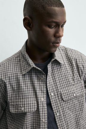 CHECK SHIRT WITH POCKETS - Image 5