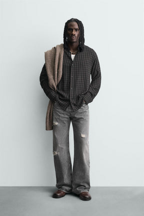 Hemd mit lockerer Passform